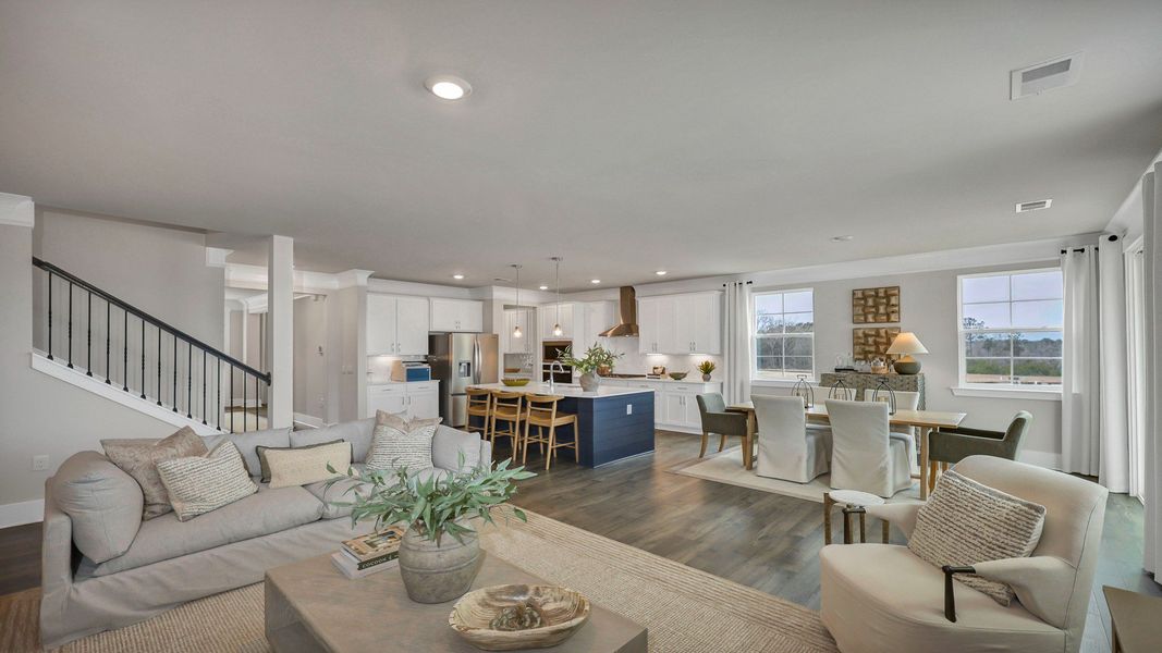 Furnished interior in a model home at Livingston Woods in Irmo (Image 9). Furnished interior in a model home at Livingston Woods in Irmo (Image 9).