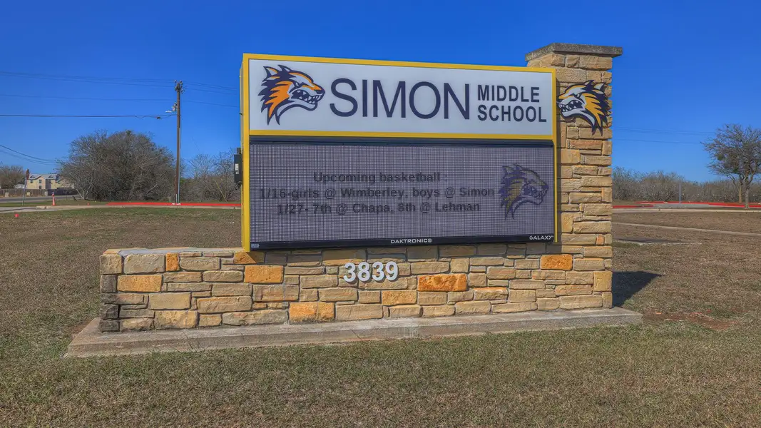 Entrance to the Bollinger community in Maxwell, TX, featuring signage and landscaping (Image 11).