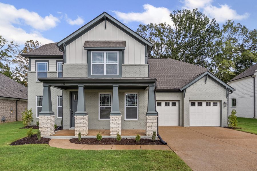 Front exterior of a home in the Prestonwood community, located in Piperton, TN (Image 3).
