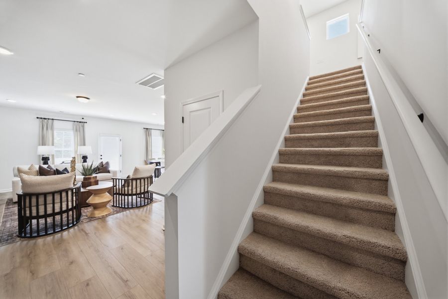 Furnished interior in a model home at Laurelwood Park in Gallatin (Image 12). Furnished interior in a model home at Laurelwood Park in Gallatin (Image 12).