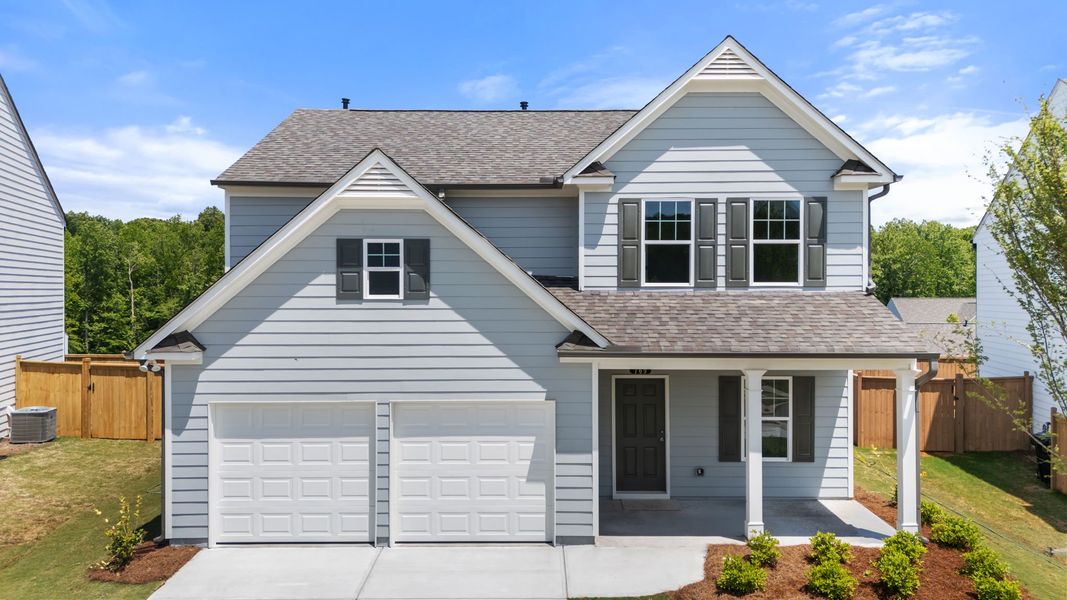 Front exterior of a home in the Meadowyn community, located in Cartersville, GA (Image 2). Front exterior of a home in the Meadowyn community, located in Cartersville, GA (Image 2).