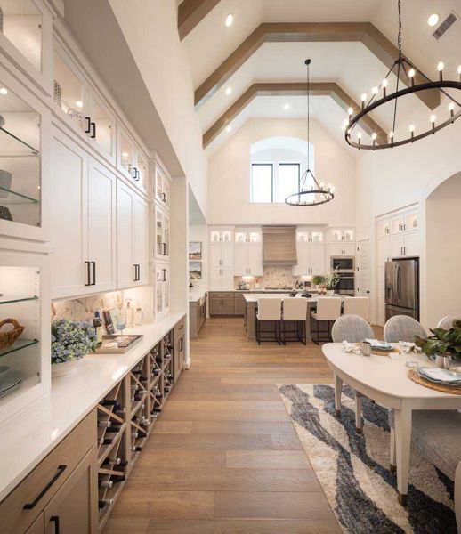 Furnished interior in a model home at Fulbrook on Fulshear Creek: 60ft. lots in Fulshear (Image 36).