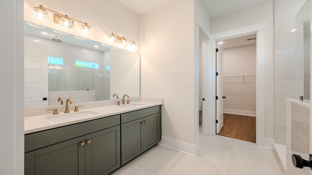 Furnished interior in a model home at Bayview Acres in Mount Pleasant (Image 7).