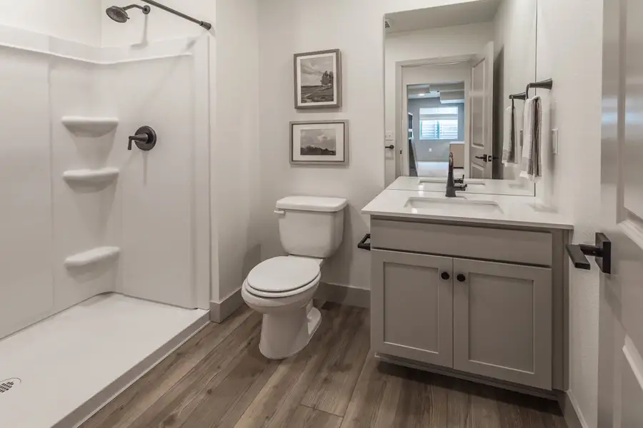 Furnished interior in a model home at Trailside Story Collection - Single Family Homes in Timnath (Image 8).