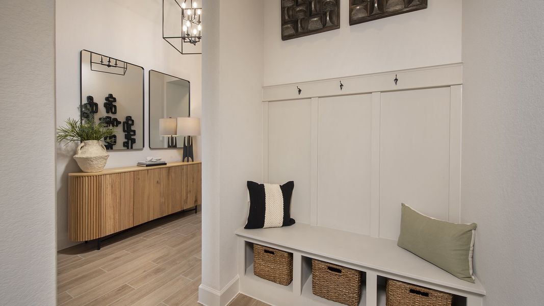 Furnished interior in a model home at Grange 50' in Katy (Image 19). Furnished interior in a model home at Grange 50' in Katy (Image 19).