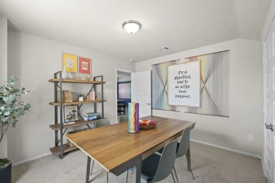 Furnished interior in a model home at Arcadia Ridge in San Antonio (Image 22).