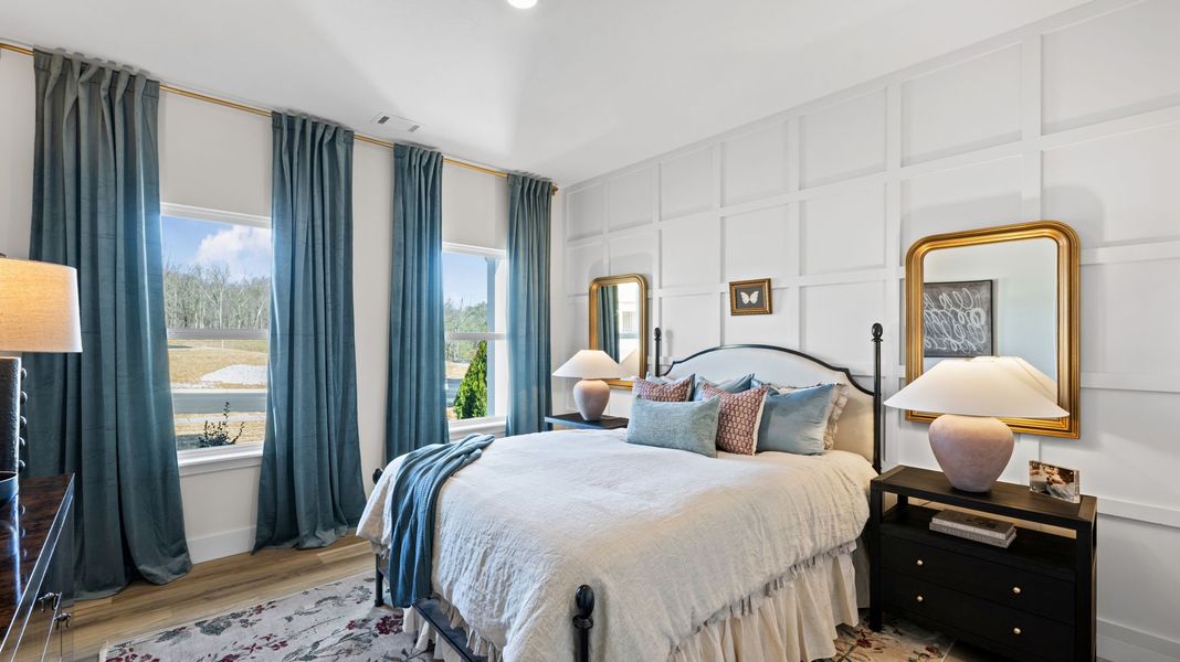 Furnished interior in a model home at Harbor Crest in Ooltewah (Image 7).