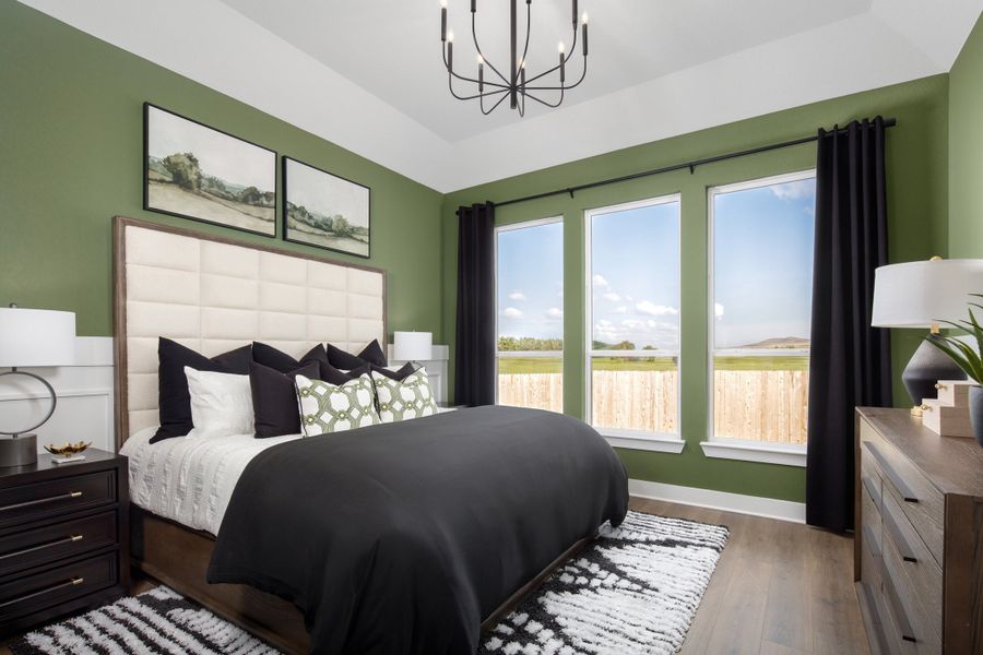 Furnished interior in a model home at The Parklands in Santa Clara (Image 23).