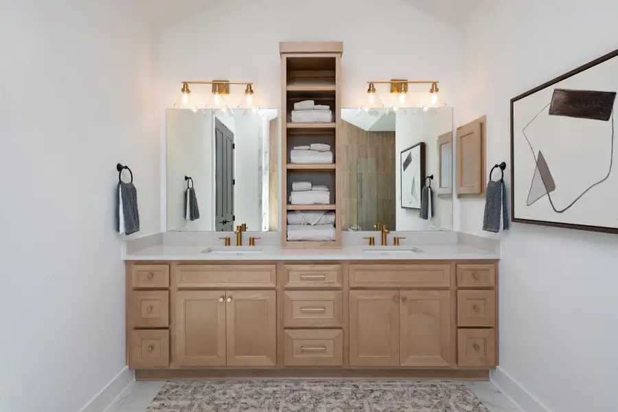 Furnished interior in a model home at Megan's Landing 70's in Castroville (Image 10).