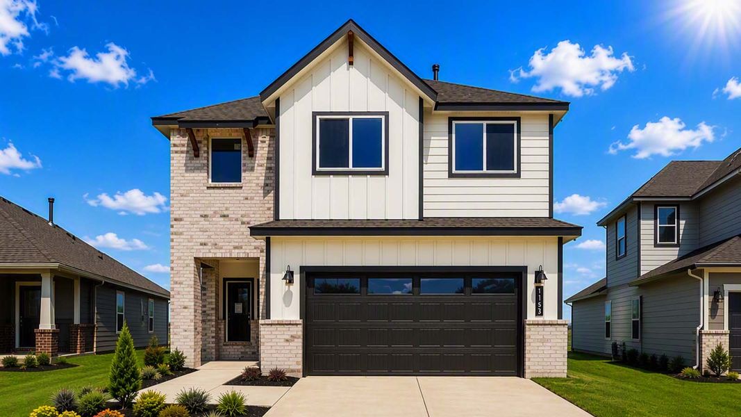 Front exterior of a home in the Midtown Reserve community, located in College Station, TX (Image 2).
