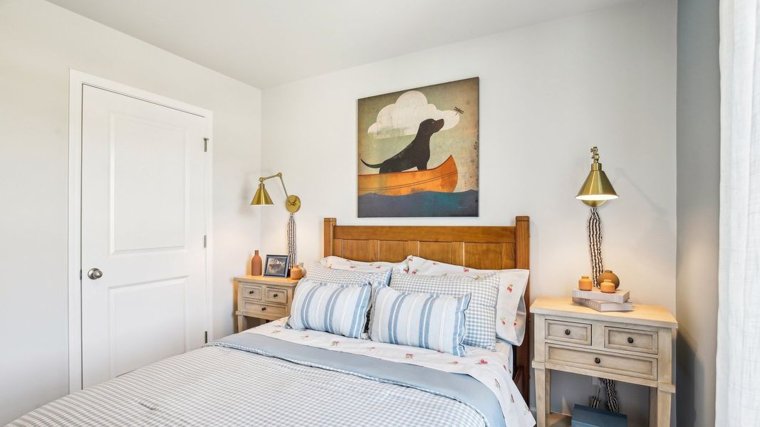 Furnished interior in a model home at Parkside Point in Portland (Image 22).