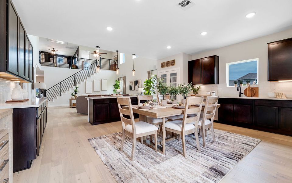Furnished interior in a model home at River Ranch Meadows in Dayton (Image 43). Furnished interior in a model home at River Ranch Meadows in Dayton (Image 43).