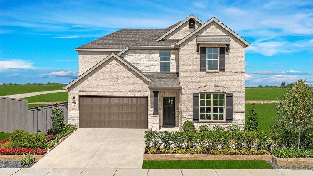 Front exterior of a home in the Goodland community, located in Midlothian, TX (Image 3).