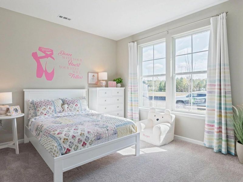 Furnished interior in a model home at Bailey Park in Fayetteville (Image 9).