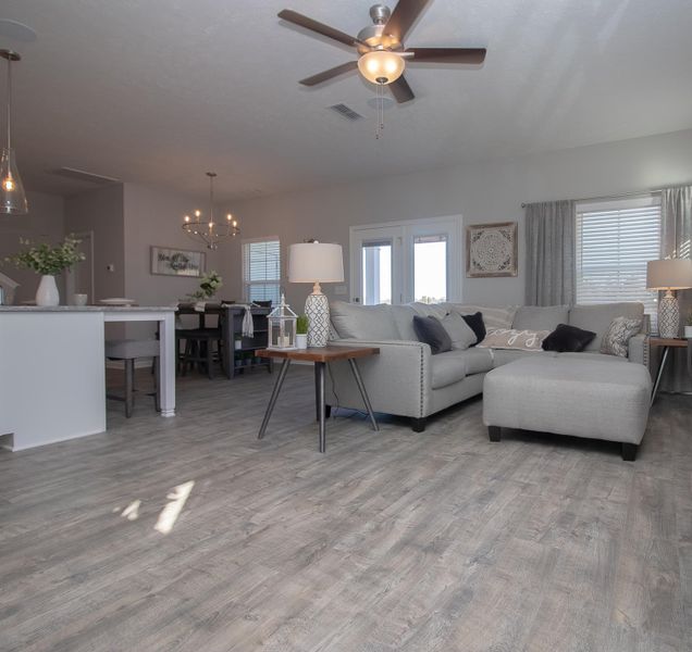 Furnished interior in a model home at Jackson Towne in Murfreesboro (Image 28). Furnished interior in a model home at Jackson Towne in Murfreesboro (Image 28).