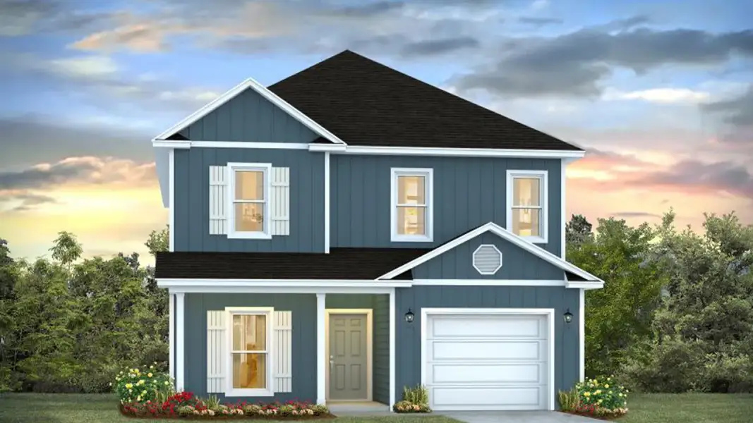 Front exterior of a home in the Weldon Farms community, located in Tallahassee, FL (Image 5).