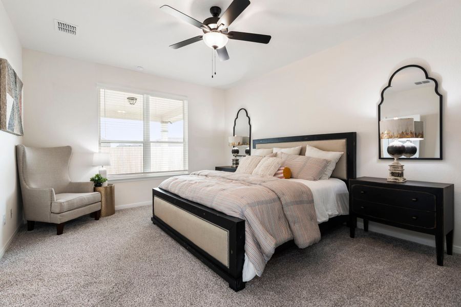 Furnished interior in a model home at The Ridge at Belle Meadows in Belton (Image 6). Furnished interior in a model home at The Ridge at Belle Meadows in Belton (Image 6).