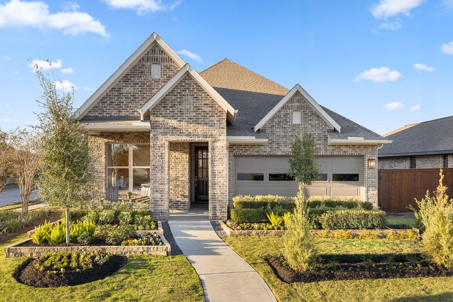 Front exterior of a home in the Meridiana 45' Homesites community, located in Manvel, TX (Image 3).
