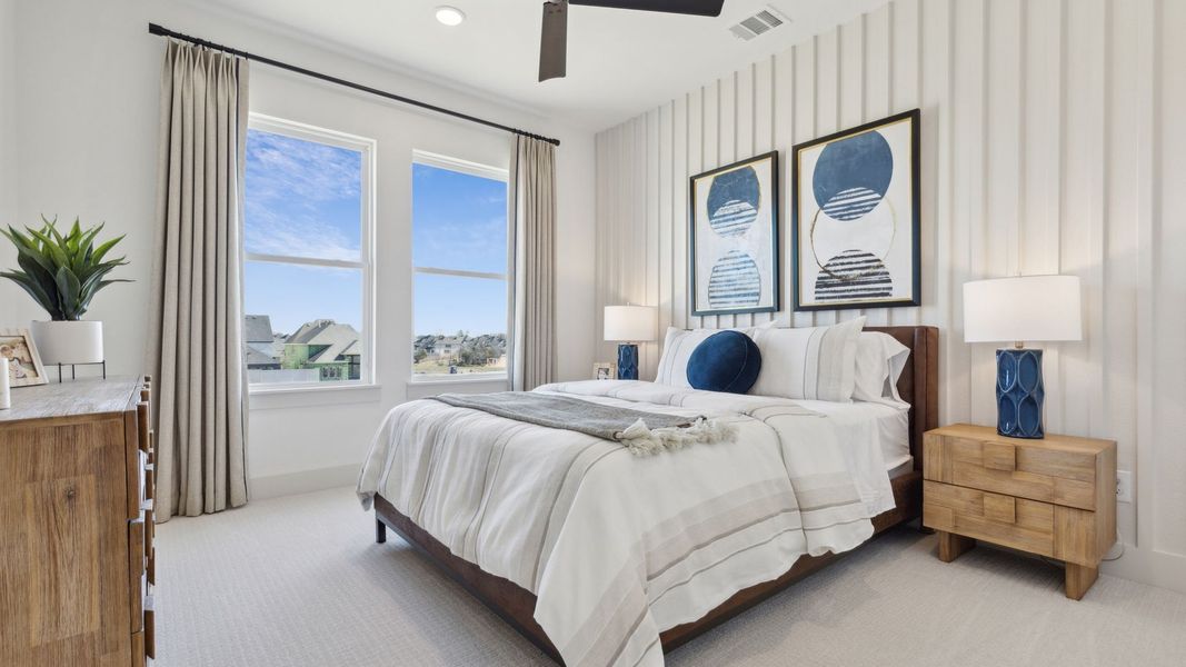 Furnished interior in a model home at Painted Tree 50' Series in McKinney (Image 45). Furnished interior in a model home at Painted Tree 50' Series in McKinney (Image 45).