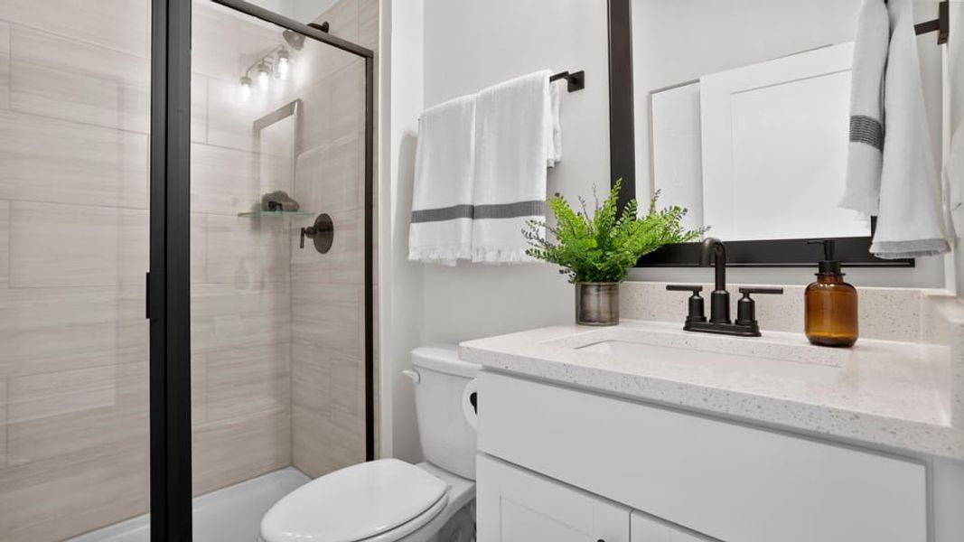 Furnished interior in a model home at Sycamore Cove in Woodruff (Image 55).