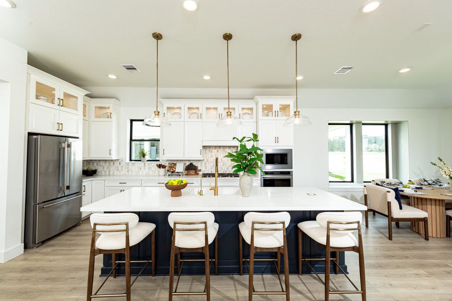 Furnished interior in a model home at Copia Pines in Montgomery (Image 3).