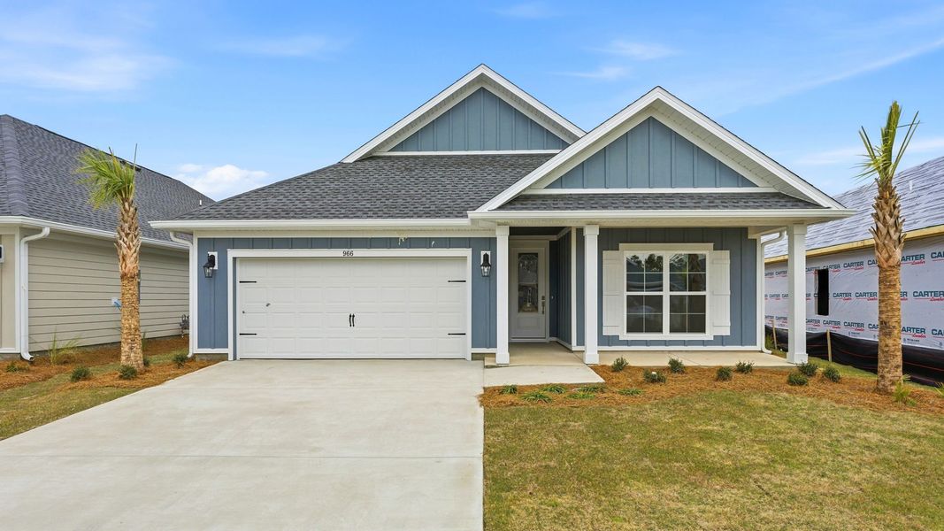 Front exterior of a home in the Breakfast Point East Phase II community, located in Panama City Beach, FL (Image 10).