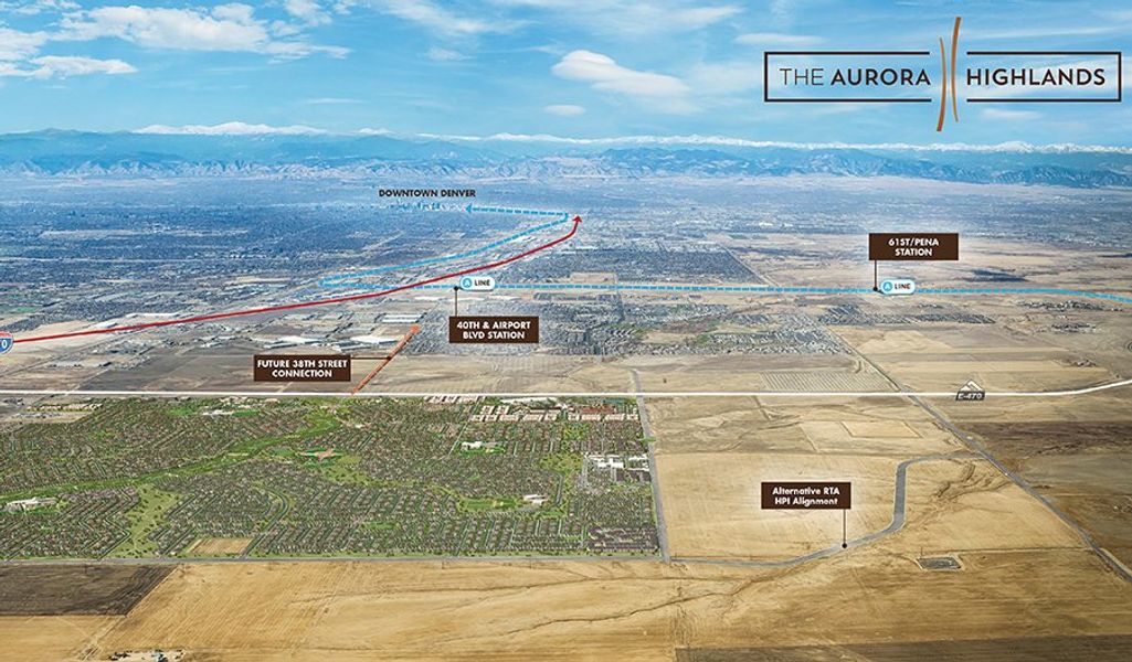 Site preparation and early development at The Bend at The Aurora Highlands in Aurora, CO (Image 16).