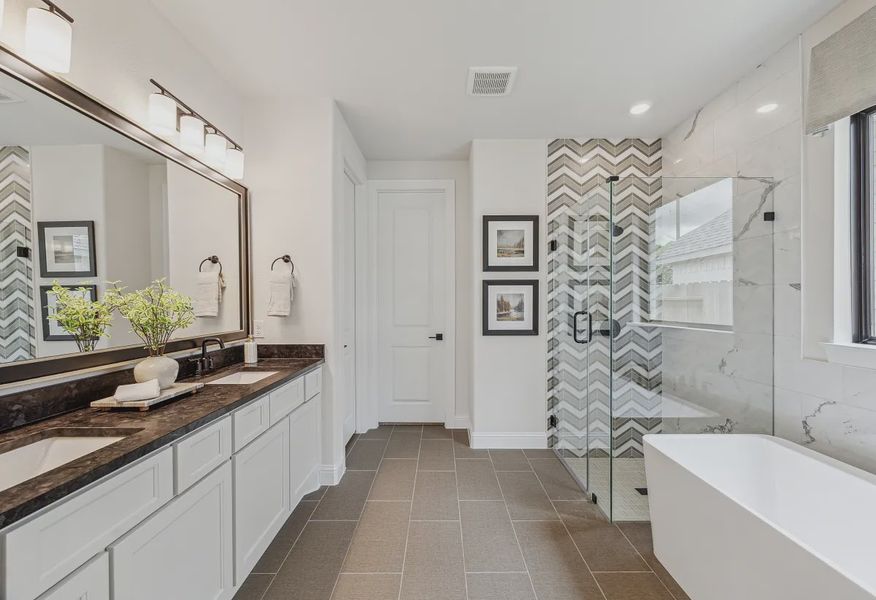 Plan 4043 model primary bath - 8 of 14 Plan 4043 model primary bath - 8 of 14