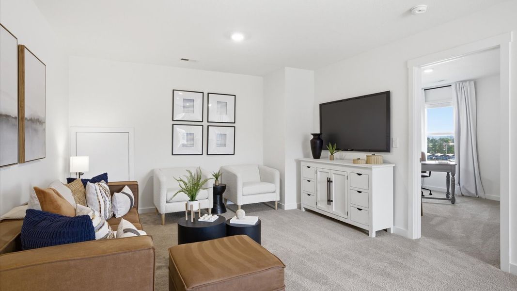 Furnished interior in a model home at Oak Hill in Vonore (Image 21).