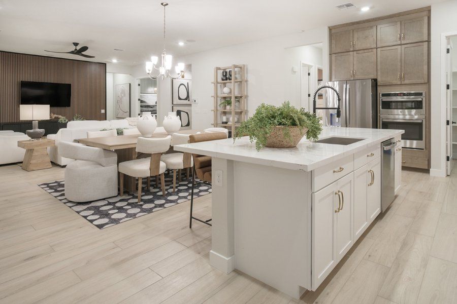 Furnished interior in a model home at Salero in Laveen (Image 14).