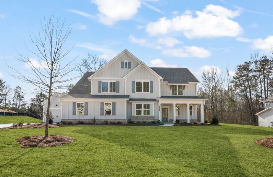 Front exterior of a home in the Oak Valley Estates community, located in Marietta, GA (Image 8).