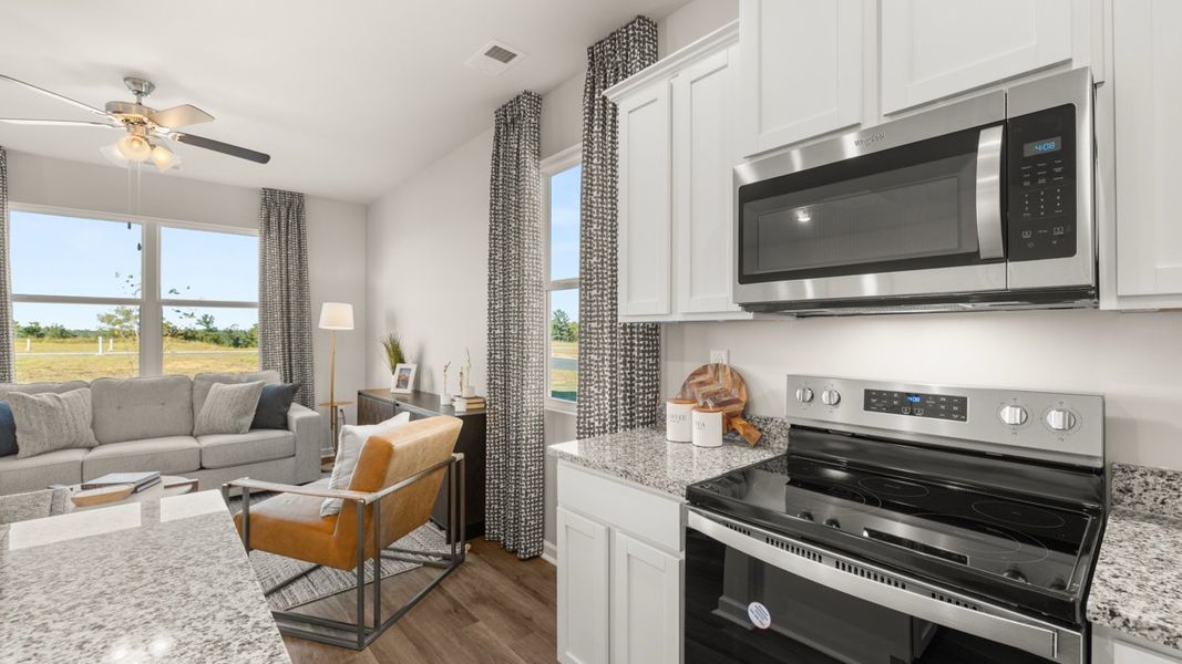 Furnished interior in a model home at Weatherstone in Grovetown (Image 4).