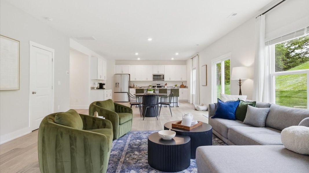 Furnished interior in a model home at Catlett Cove in Knoxville (Image 11).