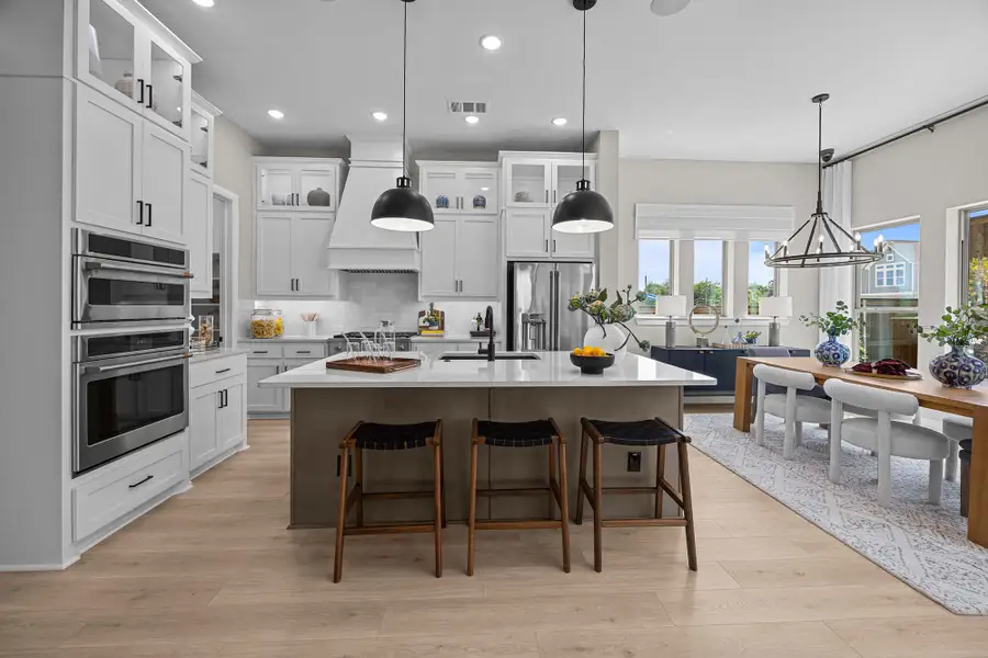 Furnished interior in a model home at Greenville Heights in Dallas (Image 4). Furnished interior in a model home at Greenville Heights in Dallas (Image 4).