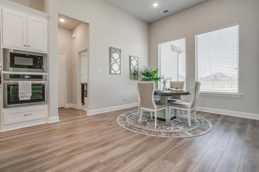 Furnished interior in a model home at Heritage in McLendon-Chisholm (Image 26). Furnished interior in a model home at Heritage in McLendon-Chisholm (Image 26).