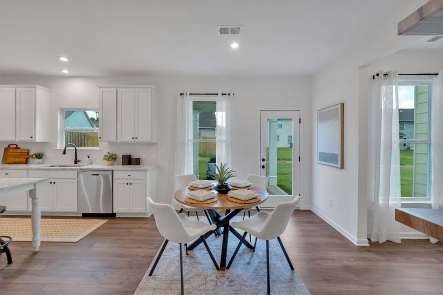 Furnished interior in a model home at Maple Village in Adairsville (Image 8).