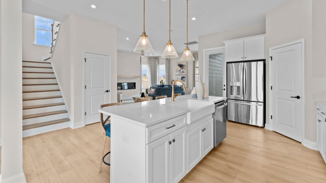 Furnished interior in a model home at Miller Farm Single Family Homes in Pineville (Image 33). Furnished interior in a model home at Miller Farm Single Family Homes in Pineville (Image 33).