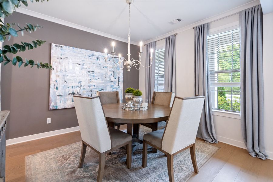 Furnished interior in a model home at White Oak in Arlington (Image 28). Furnished interior in a model home at White Oak in Arlington (Image 28).