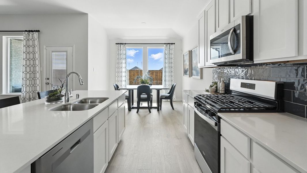 Furnished interior in a model home at Morning Ridge in Princeton (Image 16).