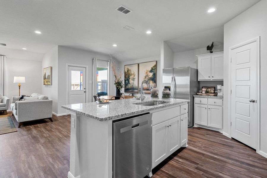 Furnished interior in a model home at Faculty Row in Abilene (Image 14).