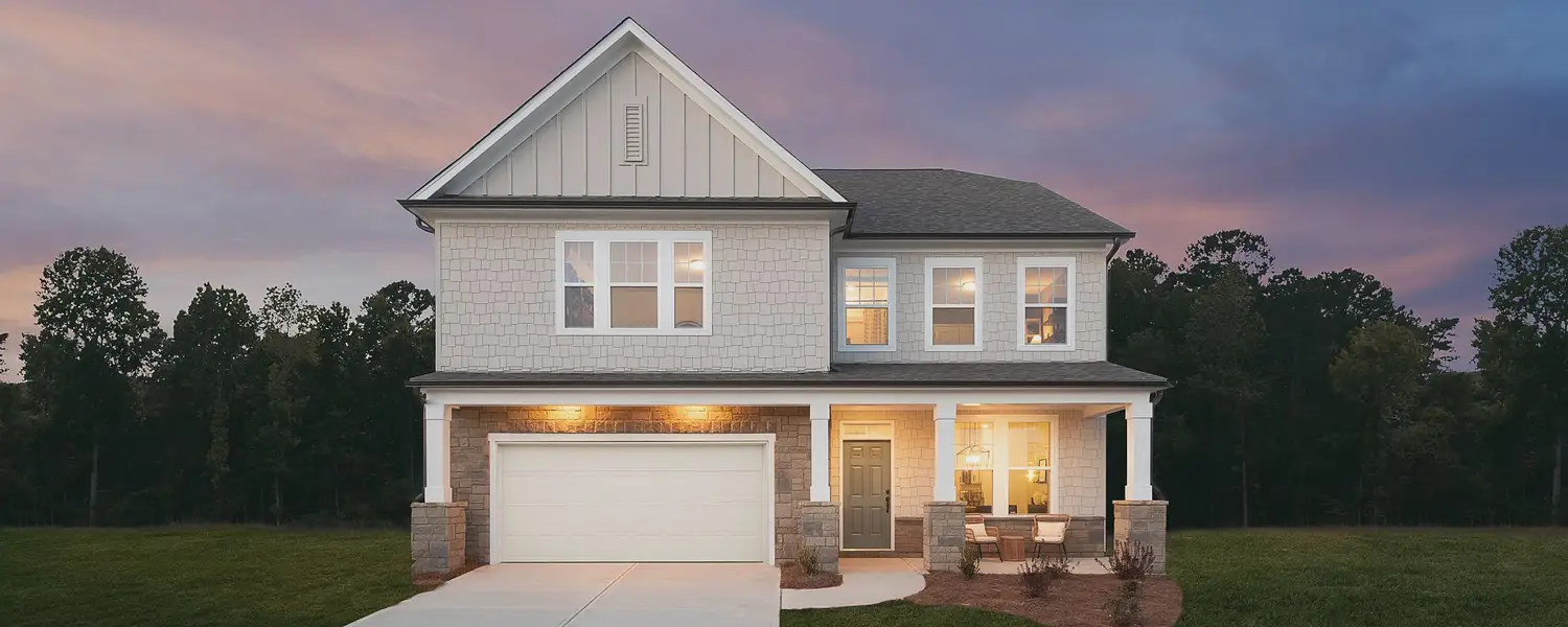 Front exterior of a home in the The Estates at Casteel community, located in Bethlehem, GA (Image 4).