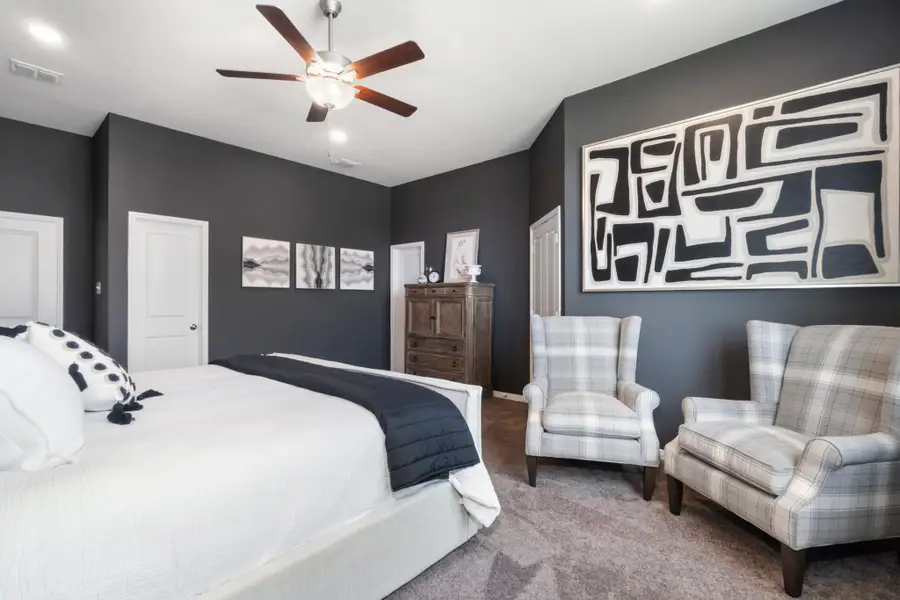 Furnished interior in a model home at Legacy at Park Meadows in Lorena (Image 16).
