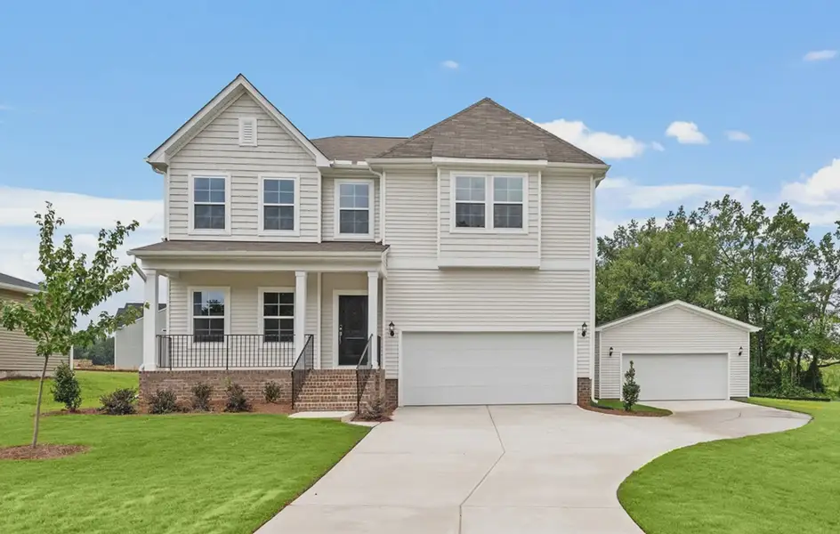 Telfair Plan with Detached Garage