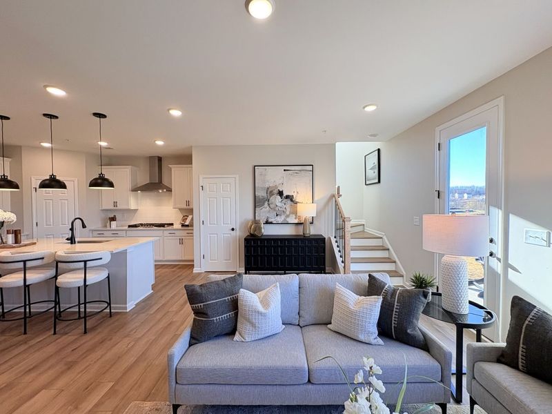 Furnished interior in a model home at Hemingway in Cumming (Image 11).