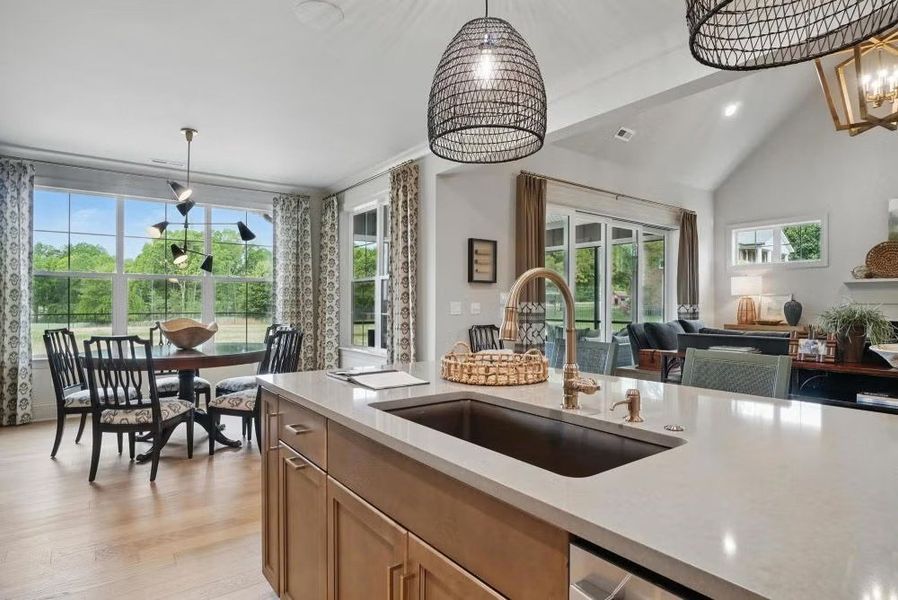 Furnished interior in a model home at Cordera in Concord (Image 5). Furnished interior in a model home at Cordera in Concord (Image 5).