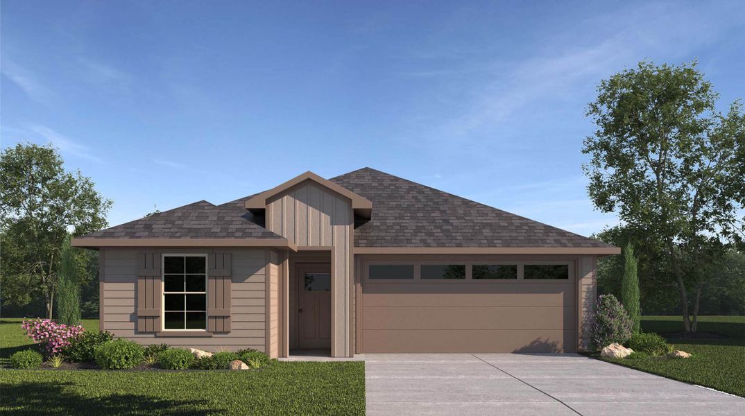 Front exterior of a home in the Waldron Estates community, located in Corpus Christi, TX (Image 5).