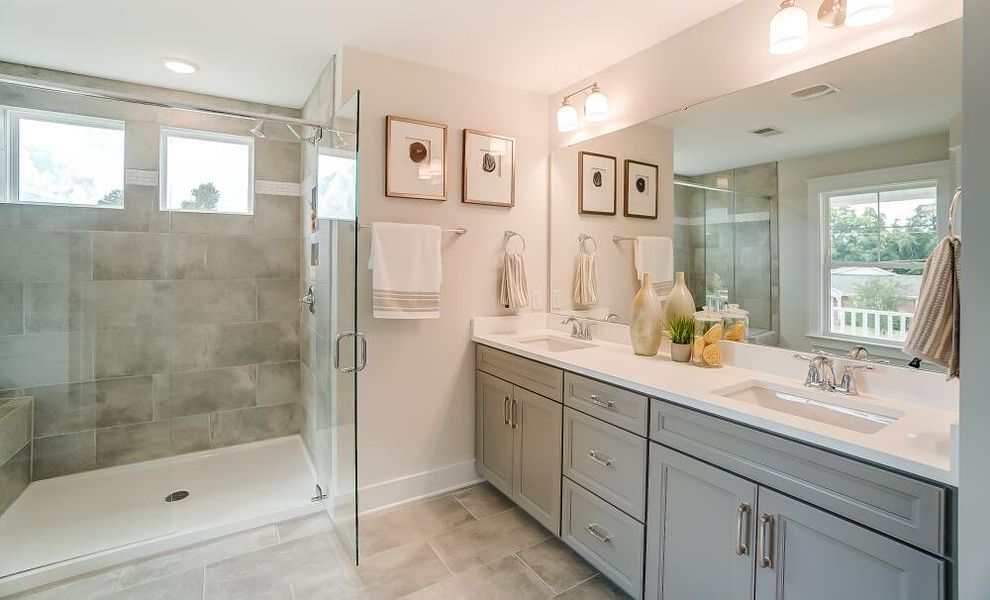 Furnished interior in a model home at Colleton Park in Aiken (Image 18).