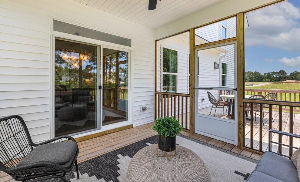 Furnished interior in a model home at High Springs in Clayton (Image 26). Furnished interior in a model home at High Springs in Clayton (Image 26).