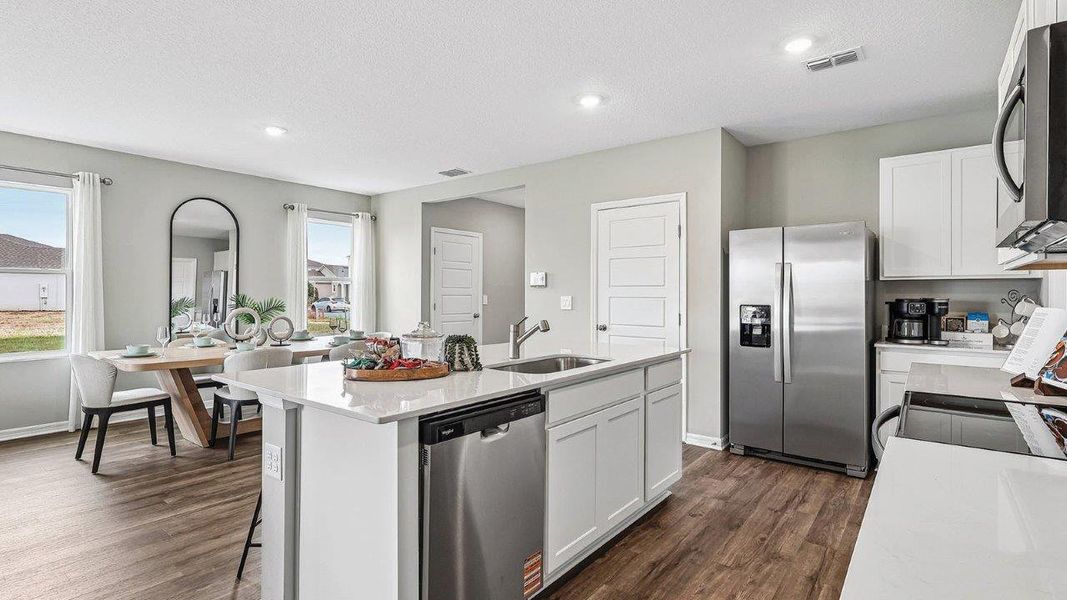 Furnished interior in a model home at Wynnstone in Davenport (Image 19).