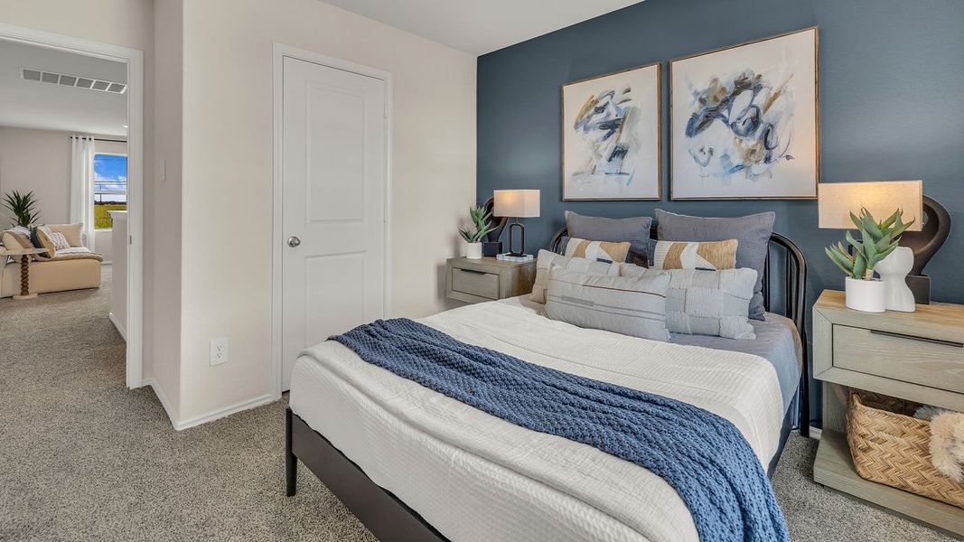 Furnished interior in a model home at Swenson Heights in Seguin (Image 27). Furnished interior in a model home at Swenson Heights in Seguin (Image 27).